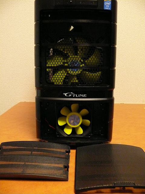 NEXTGEAR-MICRO im550BA2 前面パネル取り外し状態